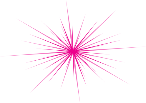 Pink beautiful light explodes glow light effect. png