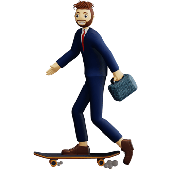 3d character businessman png