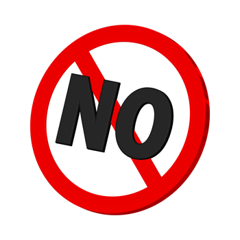 Not Allowed 3D Icon, Prohibited Sign, 3D Rendering png