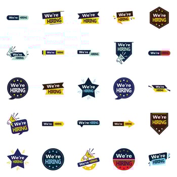 We're Hiring 25 Fresh and Innovative Vector Designs for Job Openings