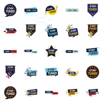 Stay Tuned 25 High quality vector designs for a premium and high end brand image