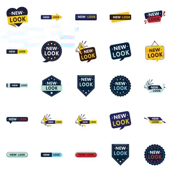 New Look 25 Versatile Vector Designs for a new brand direction