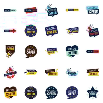 Special Offer Bundle 25 High Quality Vector Designs for Your Promotion