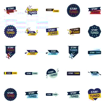 Stay Tuned 25 High quality Vector Designs for a premium and high end brand image