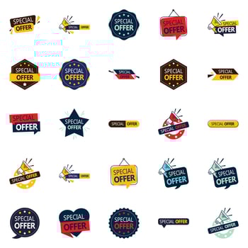 25 Customizable Vector Designs in the Special Offer Pack  Perfect for Branding