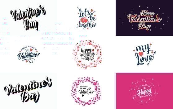 Women's Day lettering set for banners, logos, flyers, labels. icons, badges and stickers vector