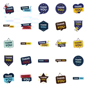 25 Professional Vector Images to Show Your Thanks
