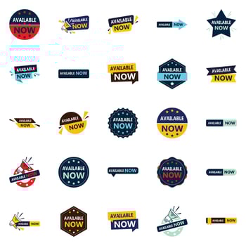 Get Ahead of the Game with Available Now 25 Bold Vector Banners Pack
