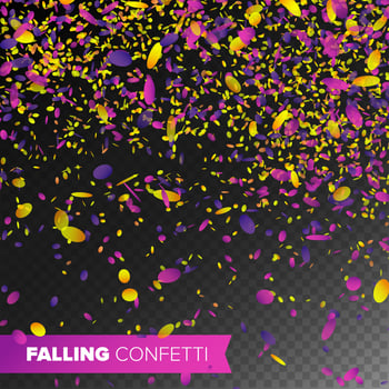 Confetti Falling Vector