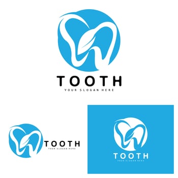 Tooth logo, Dental Health Vector, Care Brand Illustration vector