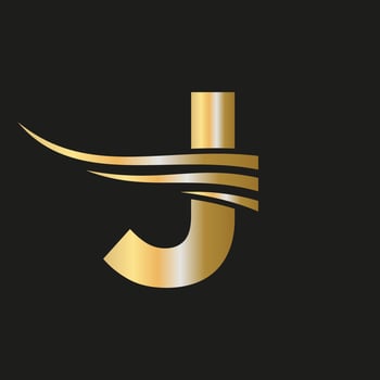 Modern Letter J Logo Monogram Logotype Vector Template Combined with Luxury, Fashion Business and Company Identity
