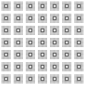Seamless geometric black and white pattern vector