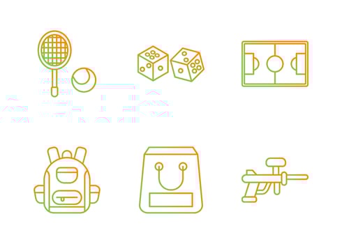Unique Vector Glyph icon Set