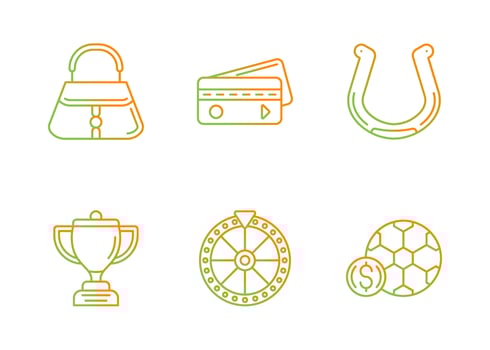 Lottery Vector Icon Set