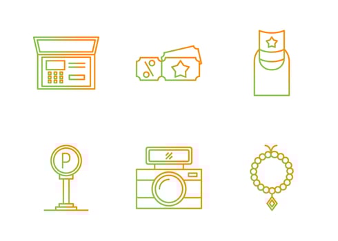 Mall Vector Icon Set