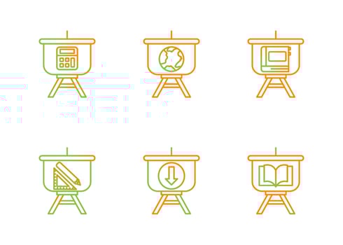 Presentation Vector Icon Set