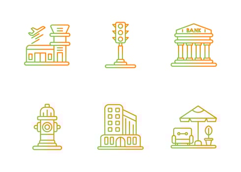 City Vector Icon Set