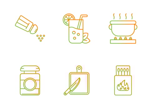 Barbecue Vector Icon Set