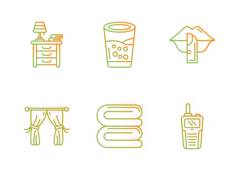 Time To Sleep Vector Icon Set