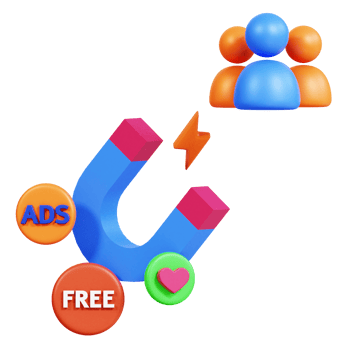 Marketing Advertisement 3D Icon png