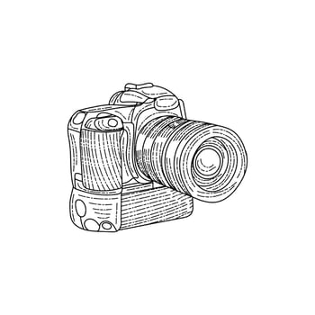 camera vintage illustration creative design vector