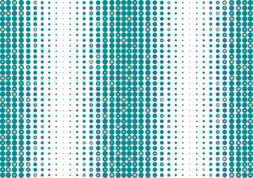 Halftone radial gradient effect background set. vector