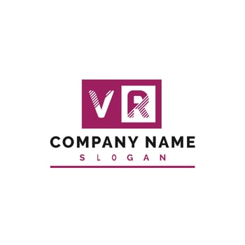 VR Letter Logo Design vector