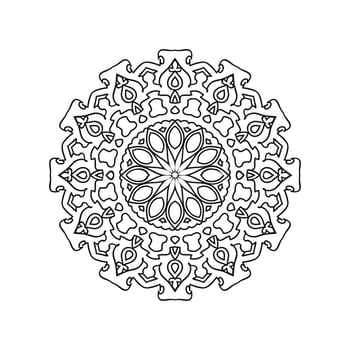 New mandala art vector illustration