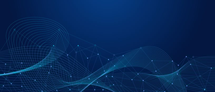 Technology abstract lines and dots connection background. Connection digital data and big data concept. Network connection dots and lines. Futuristic background. Vector illustration