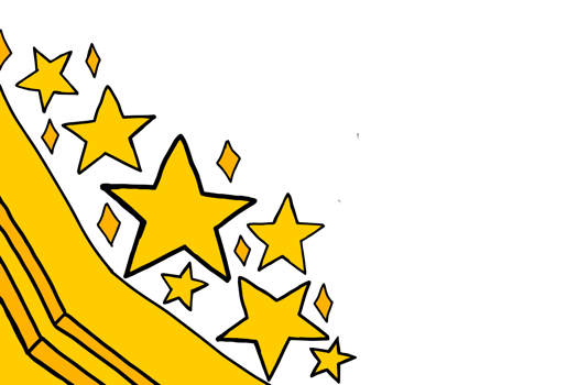 Border Ornament Design With Star Theme png