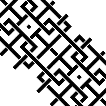 Geometrical Motifs Pattern.  Decoration for Interior, Exterior, Carpet, Textile, Garment, Fashion, Silk, Tile, Plastic, Paper, Wrapping, Wallpaper, Pillow, Sofa, Background, Ect. Vector Illustration