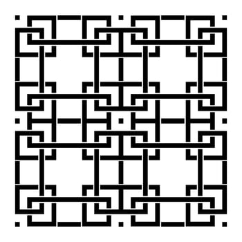 Geometrical Motifs Pattern.  Decoration for Interior, Exterior, Carpet, Textile, Garment, Fashion, Silk, Tile, Plastic, Paper, Wrapping, Wallpaper, Pillow, Sofa, Background, Ect. Vector Illustration