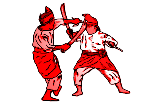 Silat - Practice combating use machete png