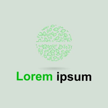 Leaf Naturally Creative Business Logo. Eco and Bio Natural Organic Logotype concept icon. Design suitable for nature sign, health care, for spa, organic food or alternative medicine center. Eps 10 vector