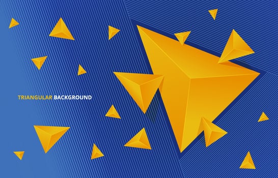 Triangular Geometric Background vector