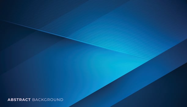 Abstract Dark Blue Modern Background with Overlay Layer, Stripes Lines with Blue Light. Speed and Technology Background Concept. Vector Illustration
