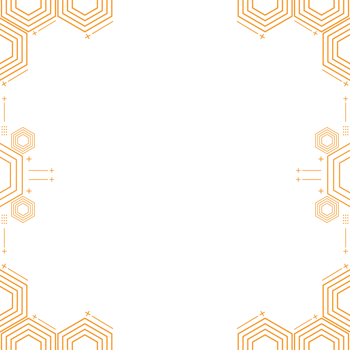 modern geometric hexagonal shape design png