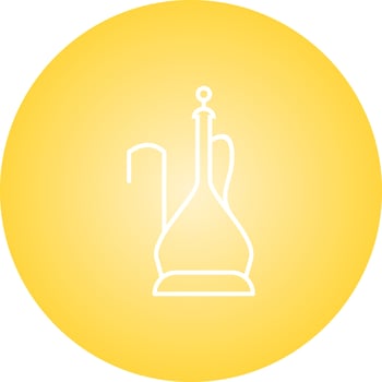 Beautiful Hookah Line Vector Icon
