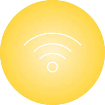 Beautiful Wifi Signal Line Vector Icon