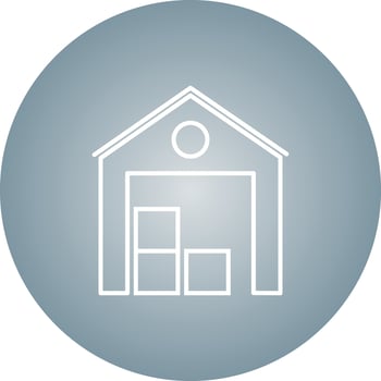 Beautiful Warehouse Line Vector Icon