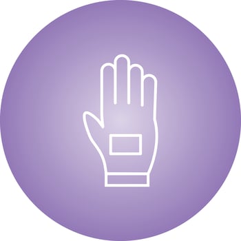 Beautiful Glove Line Vector Icon