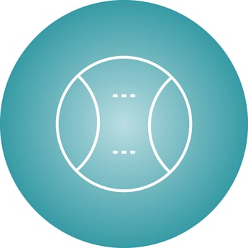 Beautiful Ball Line Vector Icon