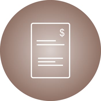 Beautiful Billing Line Vector Icon