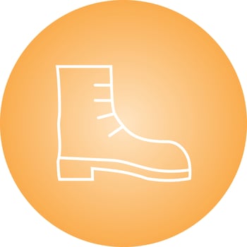 Beautiful Long boot Line Vector Icon