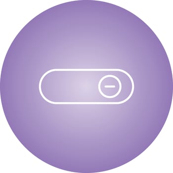 Beautiful Slide button Line Vector Icon