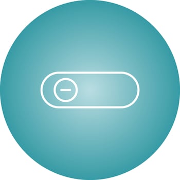 Beautiful Slide Button Line Vector Icon