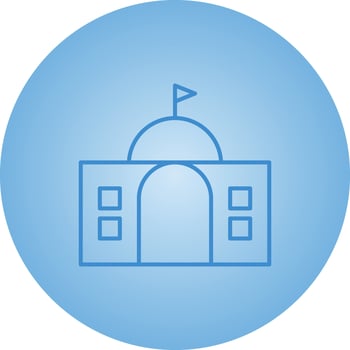 Beautiful Building Vector line icon