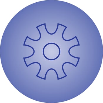 Beautiful Settings vector line icon