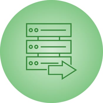 Beautiful Server vector line icon