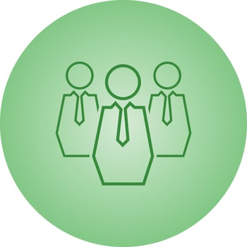 Beautiful Meeting vector line icon